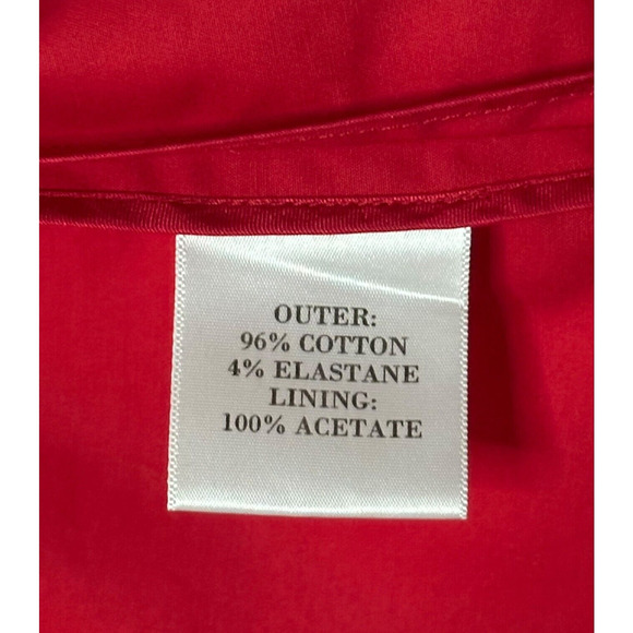 LK BENNETT LONDON Double Breasted Coat Jacket Regal Kate Middleton Pleated Red - Picture 15 of 16